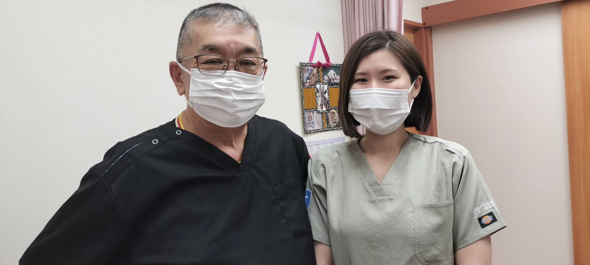中田院長（左）と渡邊 春花 医師（右）